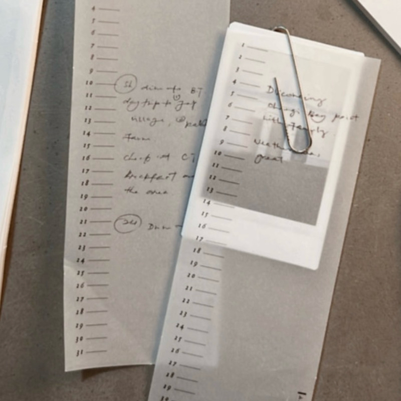 [ตัวอย่าง] กระดาษ Alchemy Tracing Raw Market