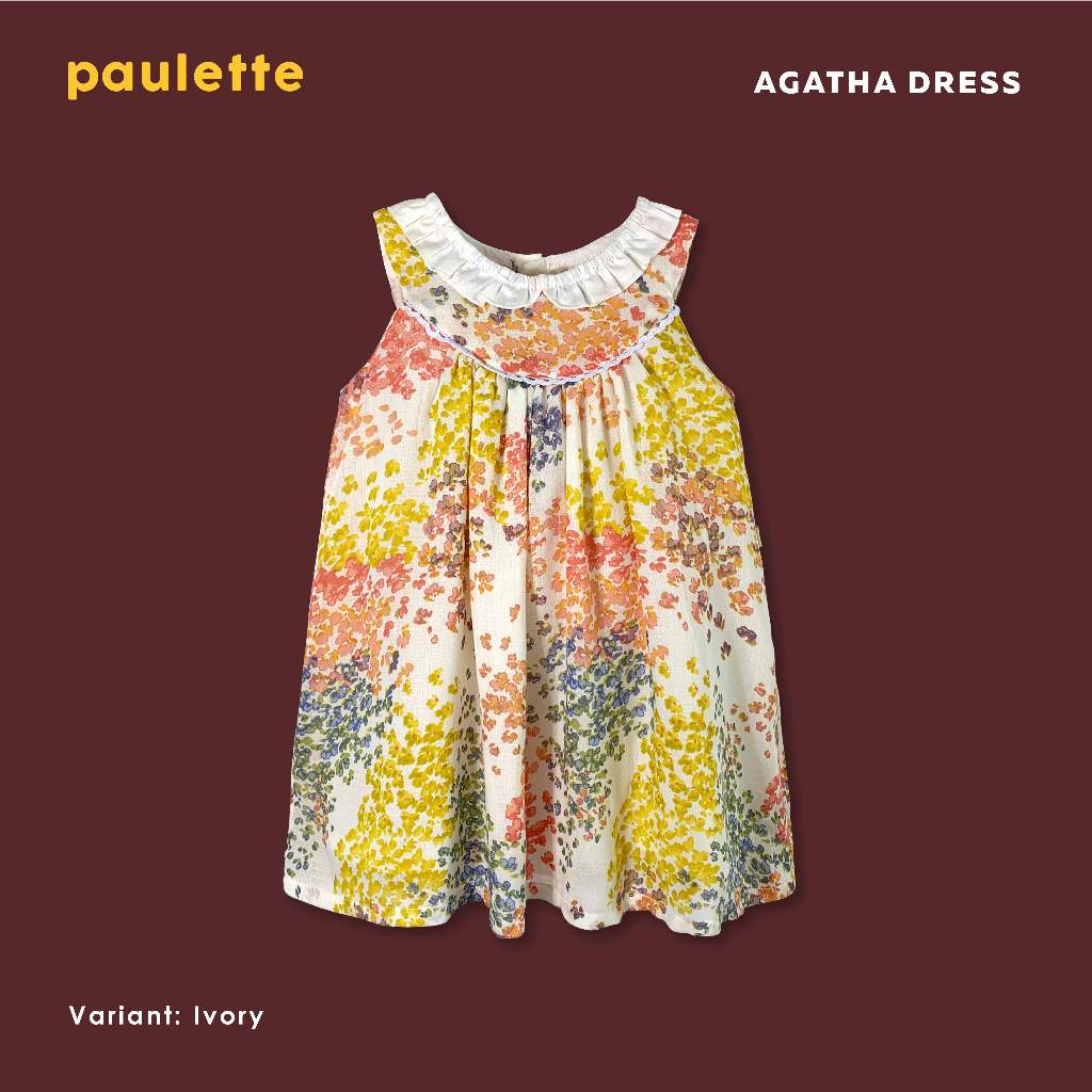Paulette Kids Agatha Dress สําหรับเด ็ กผู ้ หญิง