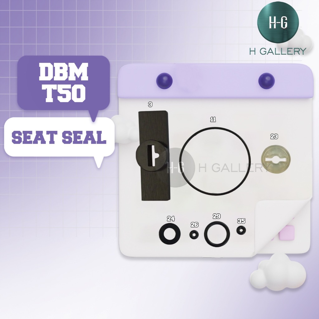 DBM - T50 / SPARE PART DBM T50 [SET SEAL] *S