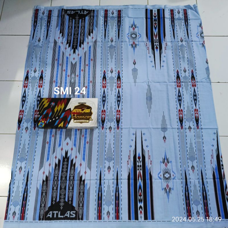 Atlas Sarong Idaman Harmony Flower bhs motif
