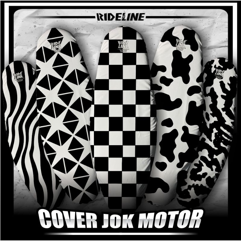 RIDELINE PATTERN - FULLPRINT ฝาครอบที่นั่งมอเตอร์ไซค์