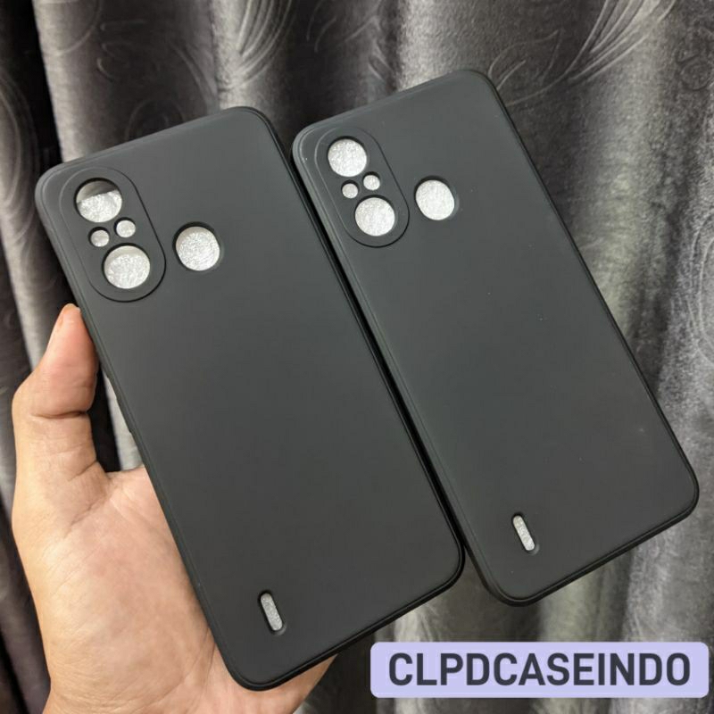 เคสนิ่ม Itel A49 A661L itel A58 A661W Plain Black