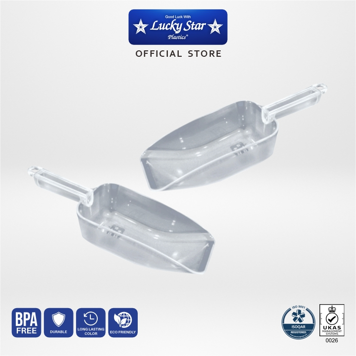 ลัคกี้สตาร์ - OSLO ICE SHOVEL "L" (TRANSPARENT) / WHEAT FLOUR SHOWER RICE SHOWER / MULTIPURPOSE SHOW