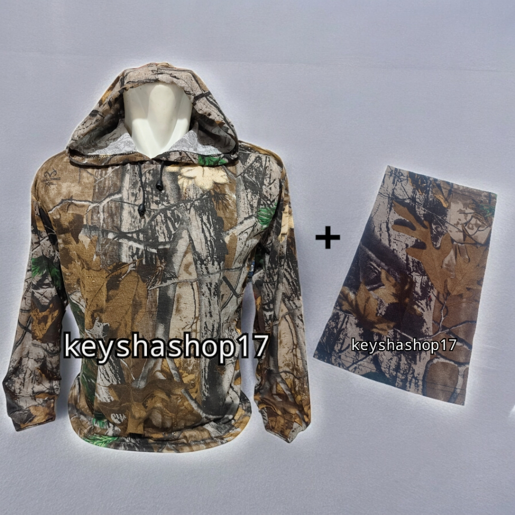 เสื ้ อยืดโฮดี ้ ลายพิเศษ Realtree +buff