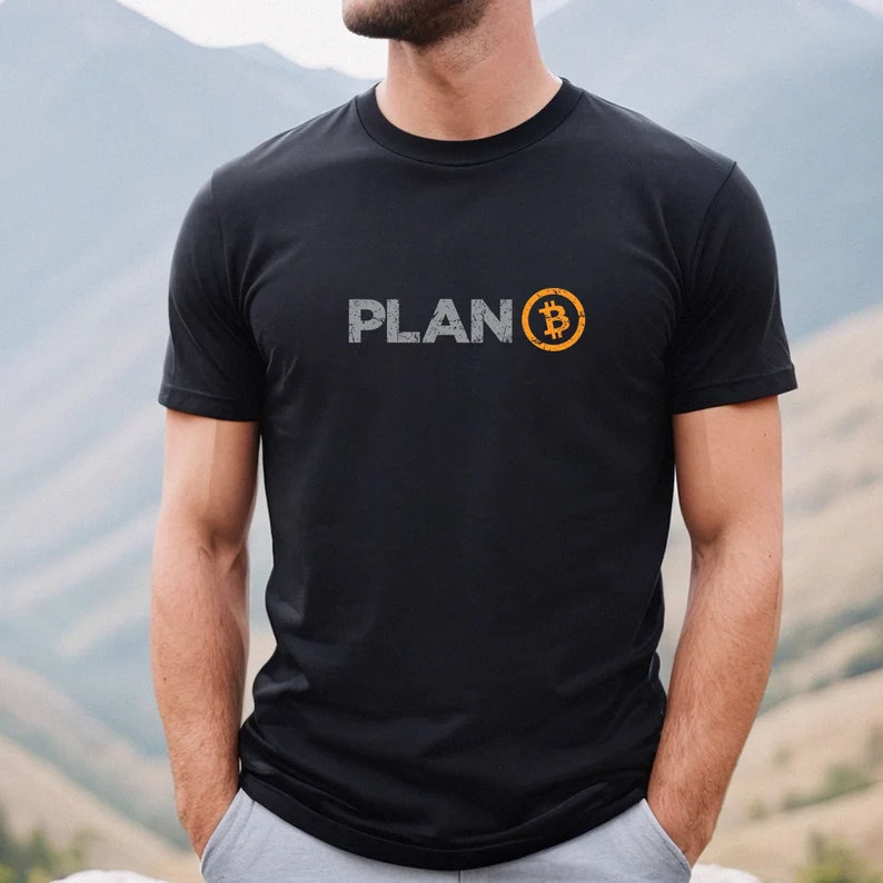 เสื้อยืด BTC Plan B Crypto Premium Clothing