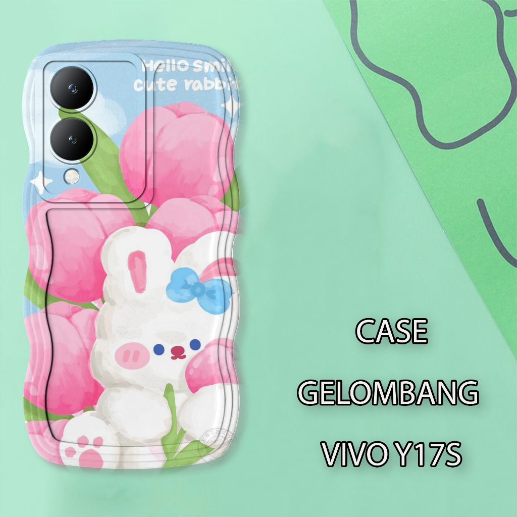 Soft Case WAVE Hp VIIVO Y17S - เคสกล้อง Pro - เคสแฟชั่น Cute Motif - เคสโทรศัพท์มือถือและผิว - Silic