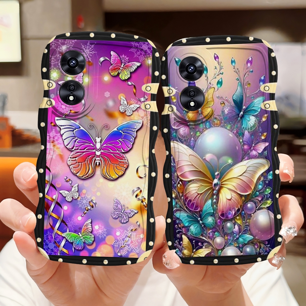 [R-103] HP WAVE CASE สําหรับ OPPO A78 4G A78 5g A58 5g a5 4G A38 A18 A98 a7/a5s op a31 2020 a5 2020/