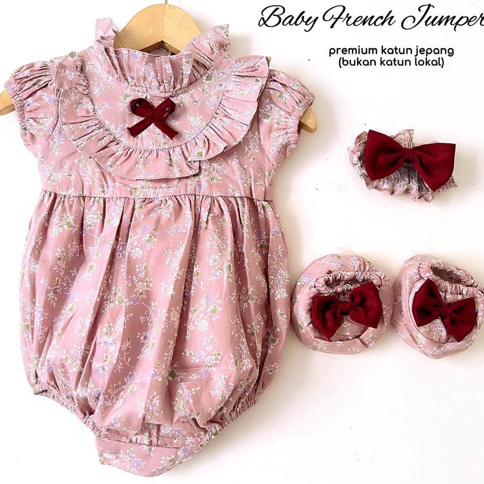KATUN Update Jumper พรีเมี่ยมผ้าฝ้ายญี่ปุ่น Baby French น่ารักออกไปแฟชั่นเด็กทารกน่ารัก cecile astri