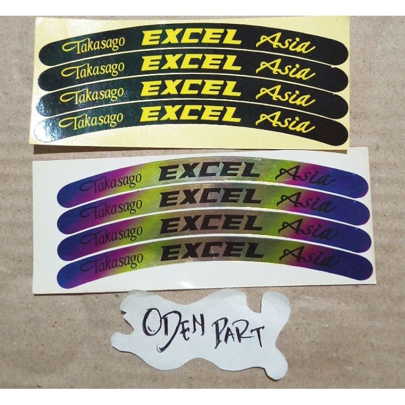 สติ๊กเกอร์ขอบ Takasago Excel asia