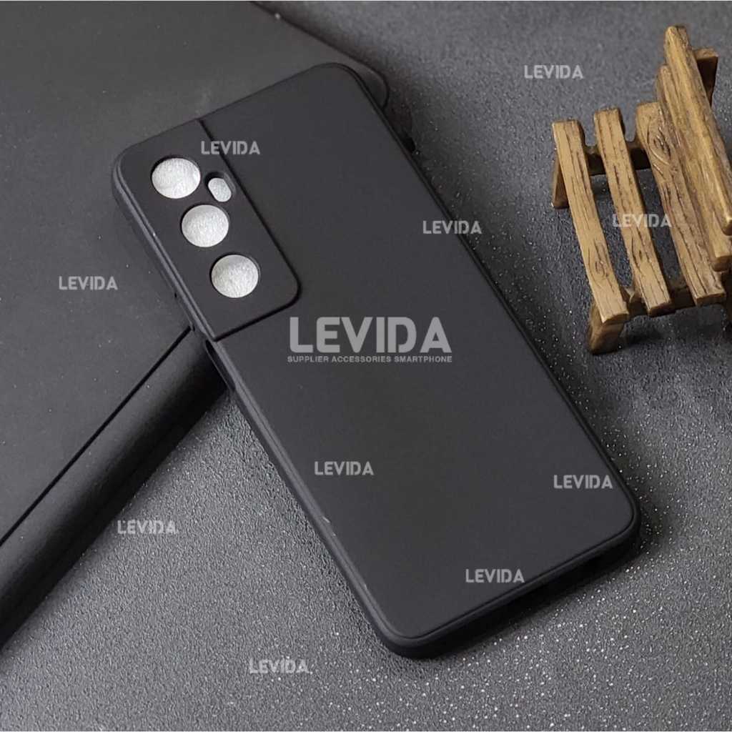 Realme C65 4G/5G Softcase Macaron Black Tpu การป้องกันสีดําเต็มรูปแบบ Realme C65 4G/5G