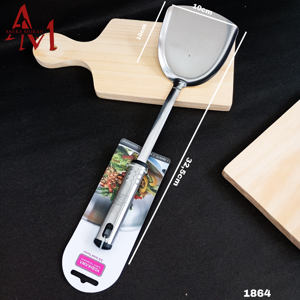 YOSHIKAWA SODGET STAINLESS SPATULA VS02 B002 - 10 (184)