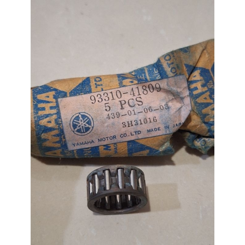 ลูกกลิ้ง/แบริ่งไม้ไผ่เข็มลูกสูบ Rod 93310 41809 Yamaha Dt 50 RD 125 GT 80 TY 50 ORIGINAL NOS