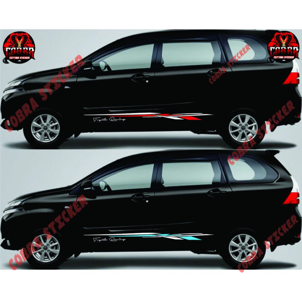 สติ๊กเกอร์toyota INNOVA REBORN SIMPLE STICKER Variation Of INNOVA REBORN Car