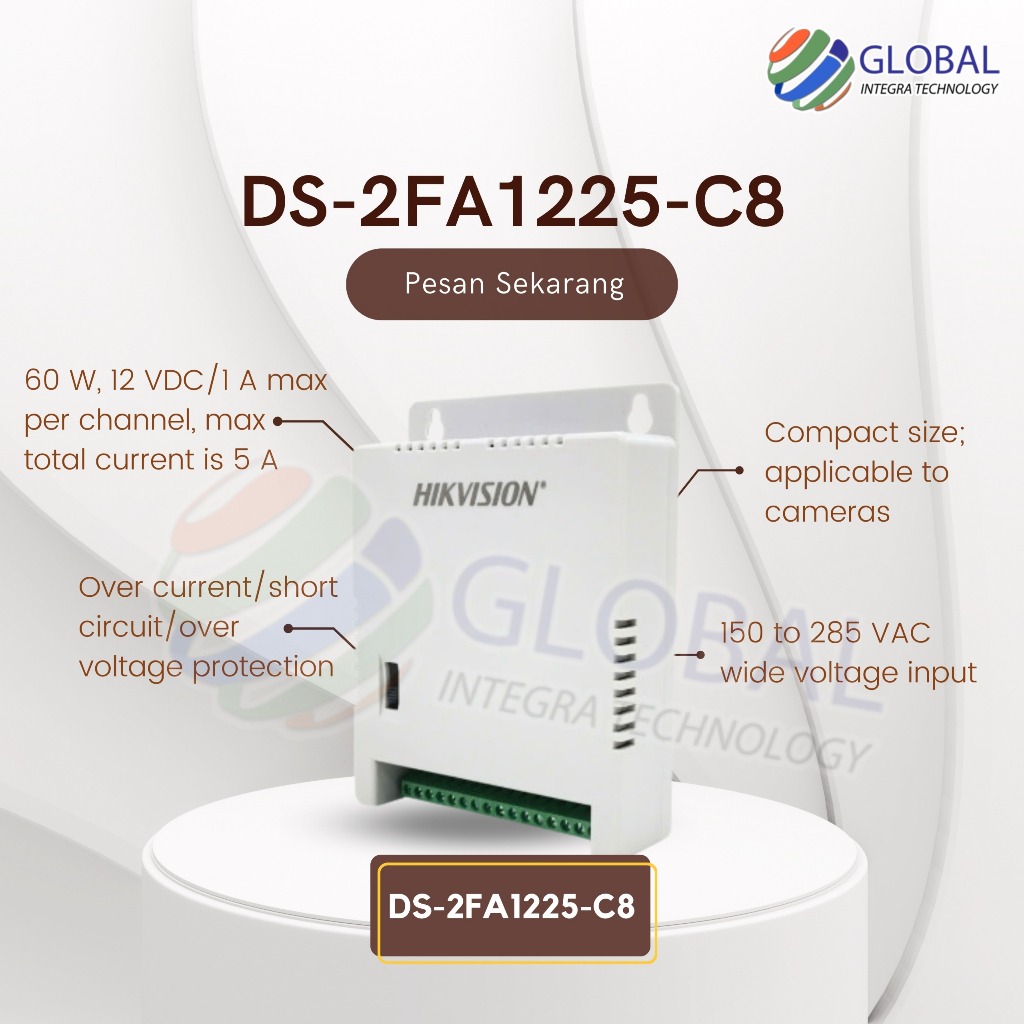 DS-2FA1205-C8 พาวเวอร์ซัพพลายกล้องวงจรปิด Hikvision