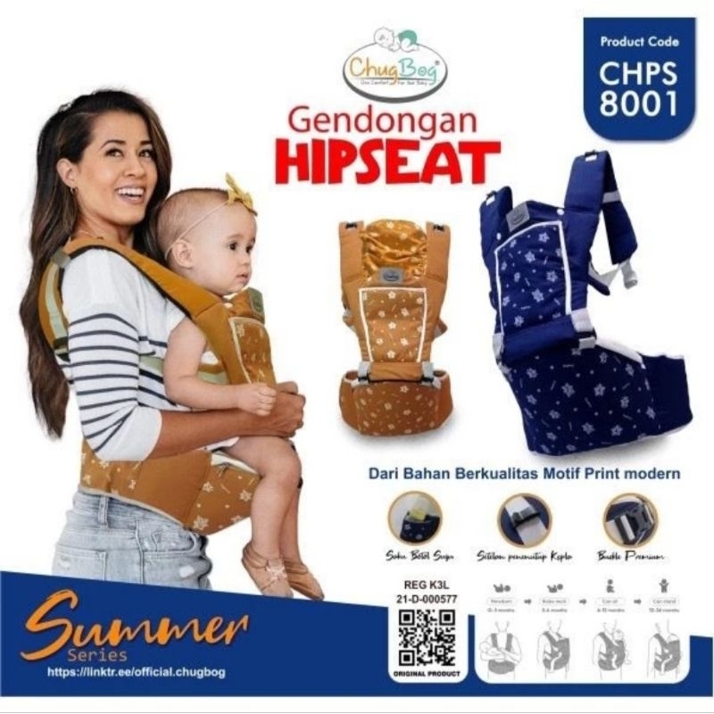 Chugbog Summer Series CHPS 8001 Hipseat Carrier / Front Carrier