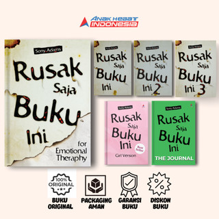 Koleksi Lengkap! Rusak Saja Buku Ini Edisi 1/2/3/4 (Termurah!) - Sony Adams - Anak Hebat Indonesia