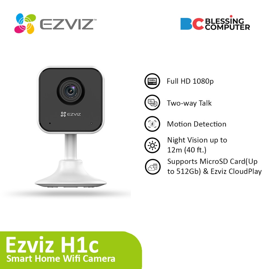 กล้อง Wi-Fi บ้านอัจฉริยะ EZVIZ H1c