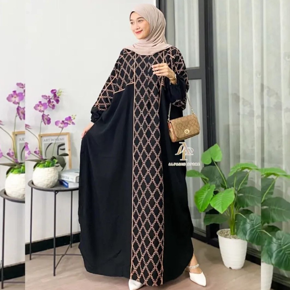 Kaftan Arafah by Batik AW Kaftan Jumbo Maxi Ld 170 Kaftan เรยอนพรีเมี่ยม Kaftan Batik Sulltan Busui แขนยาว