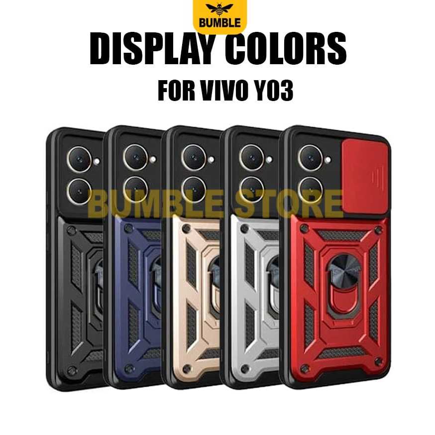 Vivo Y03 Vivo Y03T Vivo Y100 5g เคสแหวนเกราะหุ่นยนต์สไลด์หม้อแปลงป้องกันกล้อง Vivo Y03 Vivo Y100 5g 