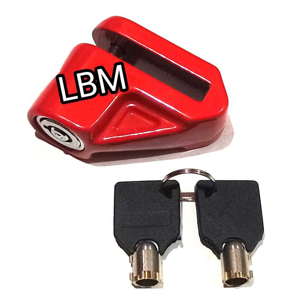 UNIVERSAL BRAKE DISC MOTORCYCLE LOOK AND BIKE SAFETY LOCK สําหรับ DISC LOOK
