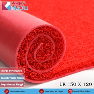 Keset Kaki / Keset Bihun / Keset Teras Rumah Depan / Tikar Lantai Lingkaran Sutra UK 50x120 cm