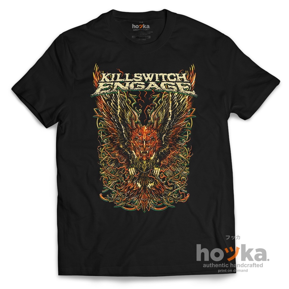 KILLSWITCH ENGLAND Band HOOKA เสื้อยืดพรีเมี่ยม Distro KILLSWITCH ENGLAND เสื้อยืด
