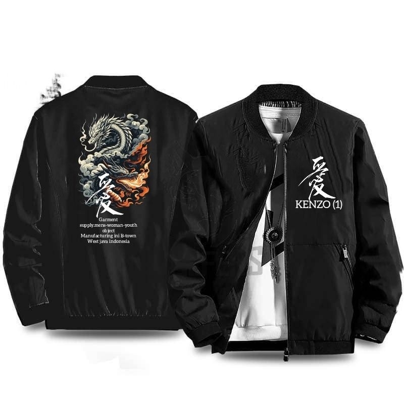 Sukajan& 39;s เสื้อแจ็คเก็ตบอมเบอร์ kenzio 1 varsity ใหม่ล่าสุด ภาพล่าสุดของแจ็คเก็ต taslan Parachute