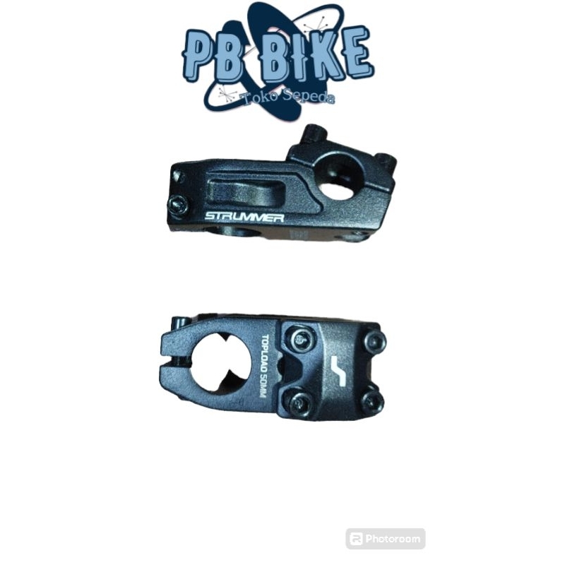 โลหะผสมสีดํา Strummer BMX Stem Handle จักรยาน BMX หนา | คุณภาพสูง
