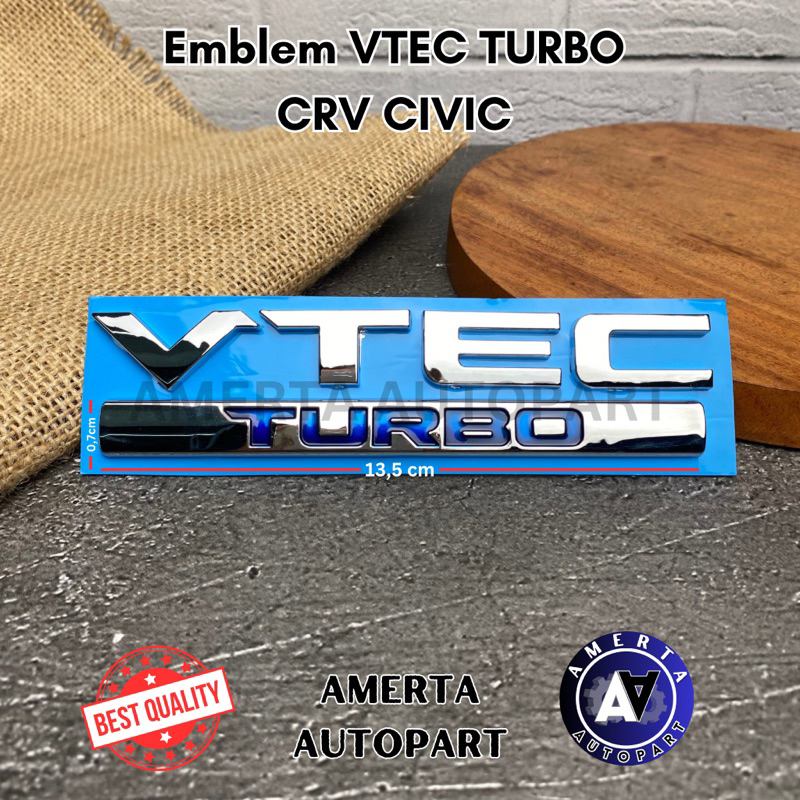สัญลักษณ์ VTEC TURBO Crv Civic