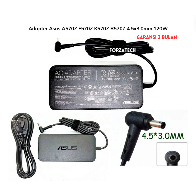 Asus A570Z F570Z K570Z R570Z 120W Laptop Adapter ใหม่พร้อมรับประกัน 3 เดือน