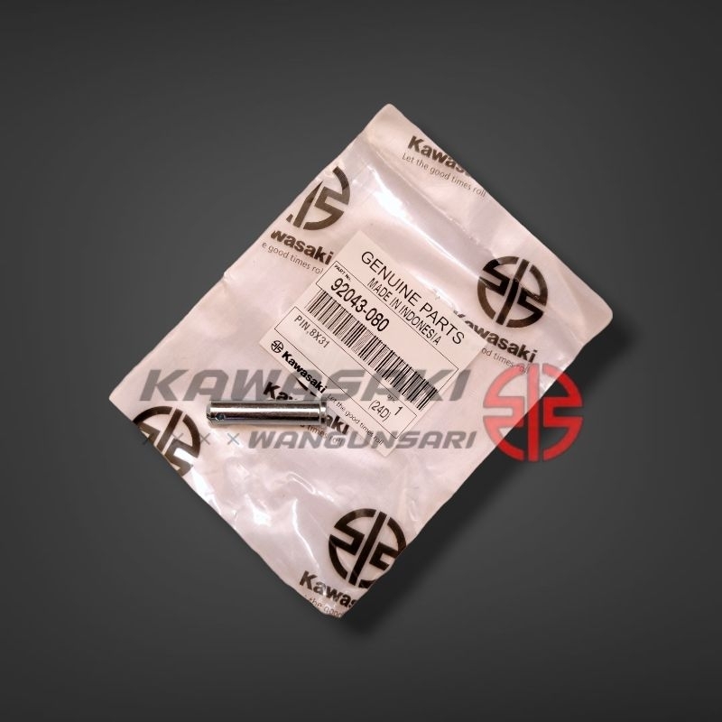 Original FOOT INJECTION PEN 92043-080 FOOTSTEP PIN 8X31 KAWASAKI KLX 150