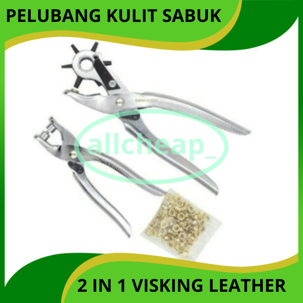 DM-2 in 1 Viking Leather Hole Punch - Leather Belt Punch Etc 0838