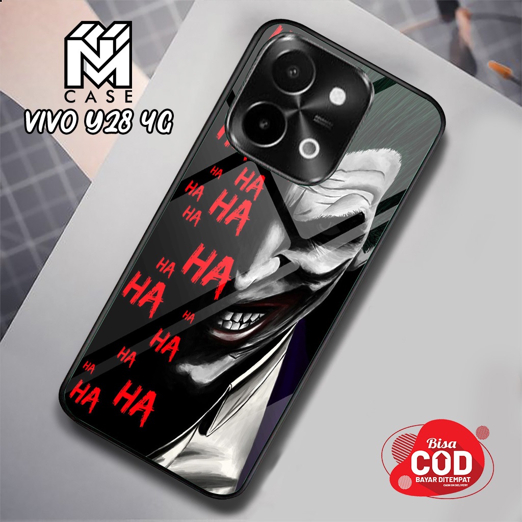 เคส HP NM - เคสโทรศัพท์ Vivo Y28 4G ล่าสุด - 046 - เคสแฟชั่น Joker Phone Case Softcase Hardcase Back