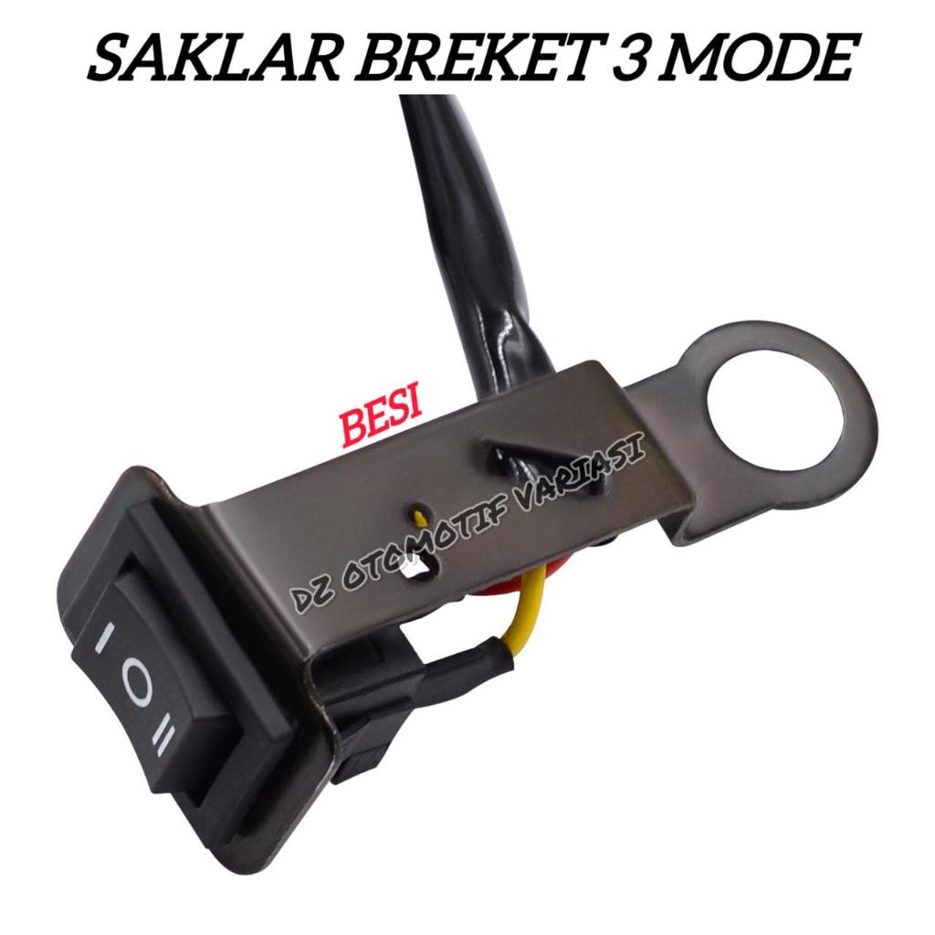 Brecket Switch On On Off 3 โหมดไฟยิงเหล็กสําหรับยานพาหนะทุกประเภท