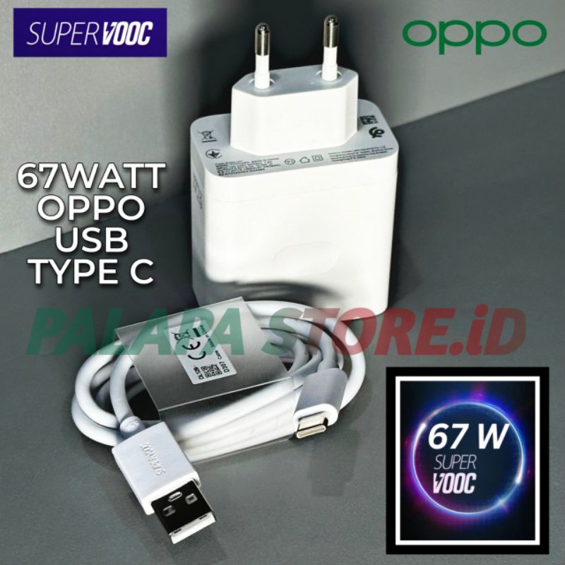 OPPO Type C Super VOOCDART 30W 33W 65W 67W 80W Reno 7 7z 8z 8T A38 A57 A58 A74 A76 A77s A78 A79 A95 