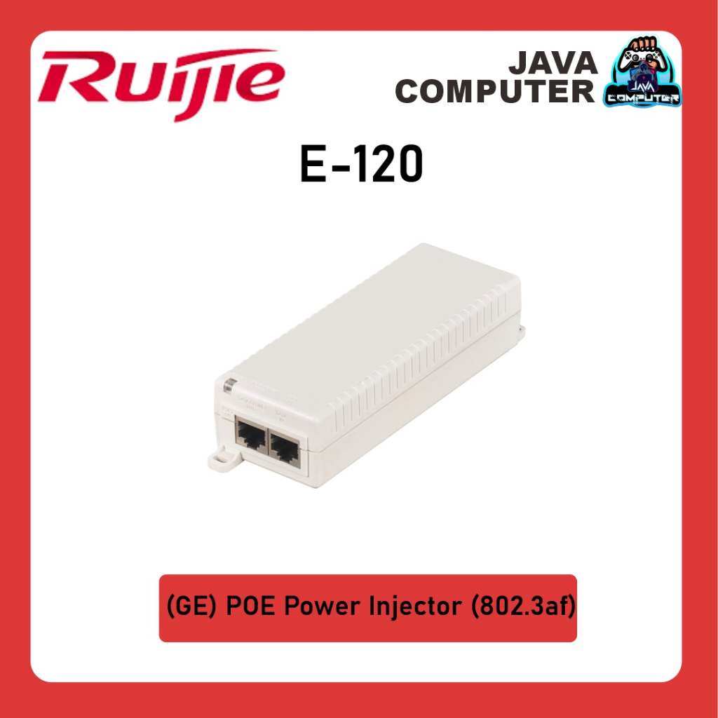 อะแดปเตอร์ Ruijie RG-E-120 (GE) POE