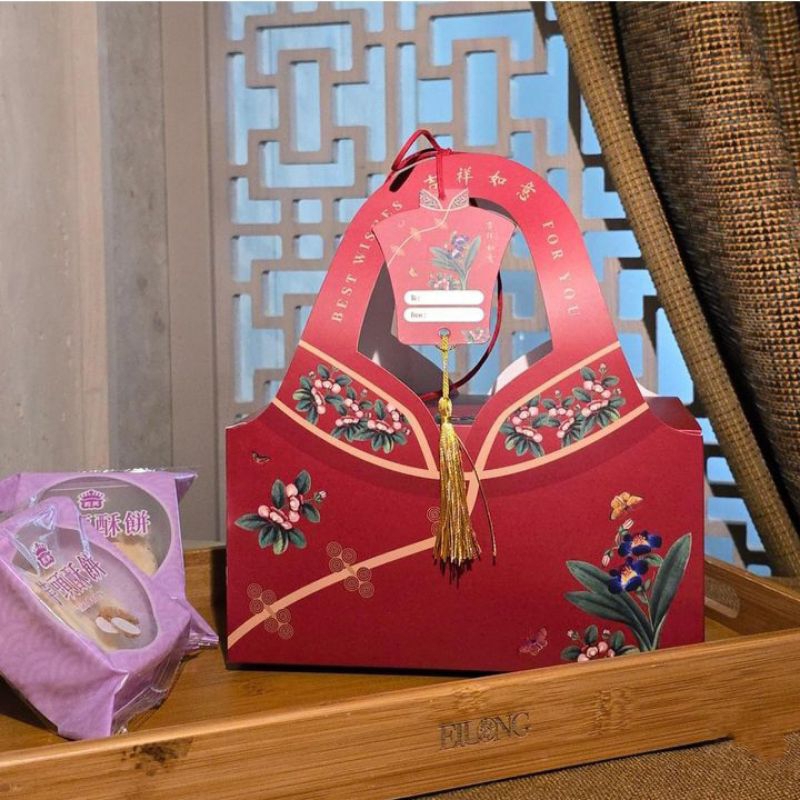 MFB-006 กล่องเทศกาลขนมไหว้พระจันทร์ (ใช้พู่) กล่องบรรจุภัณฑ์ขนมไหว้พระจันทร์ 125gr 150gr 180gr 200gr