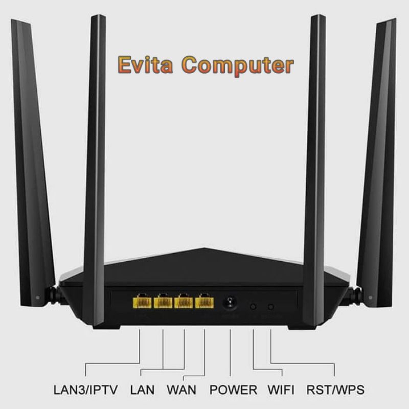 TENDA AC6 Dualband 1200mbps Gigabit Wifi Router Extender