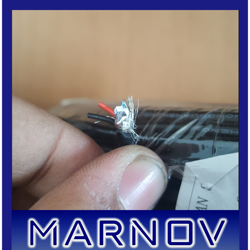 AWG 2464 2 CORE SHIELDED AWG24 ฟอยล์โล่ 0.25mm2 หน้าจอ