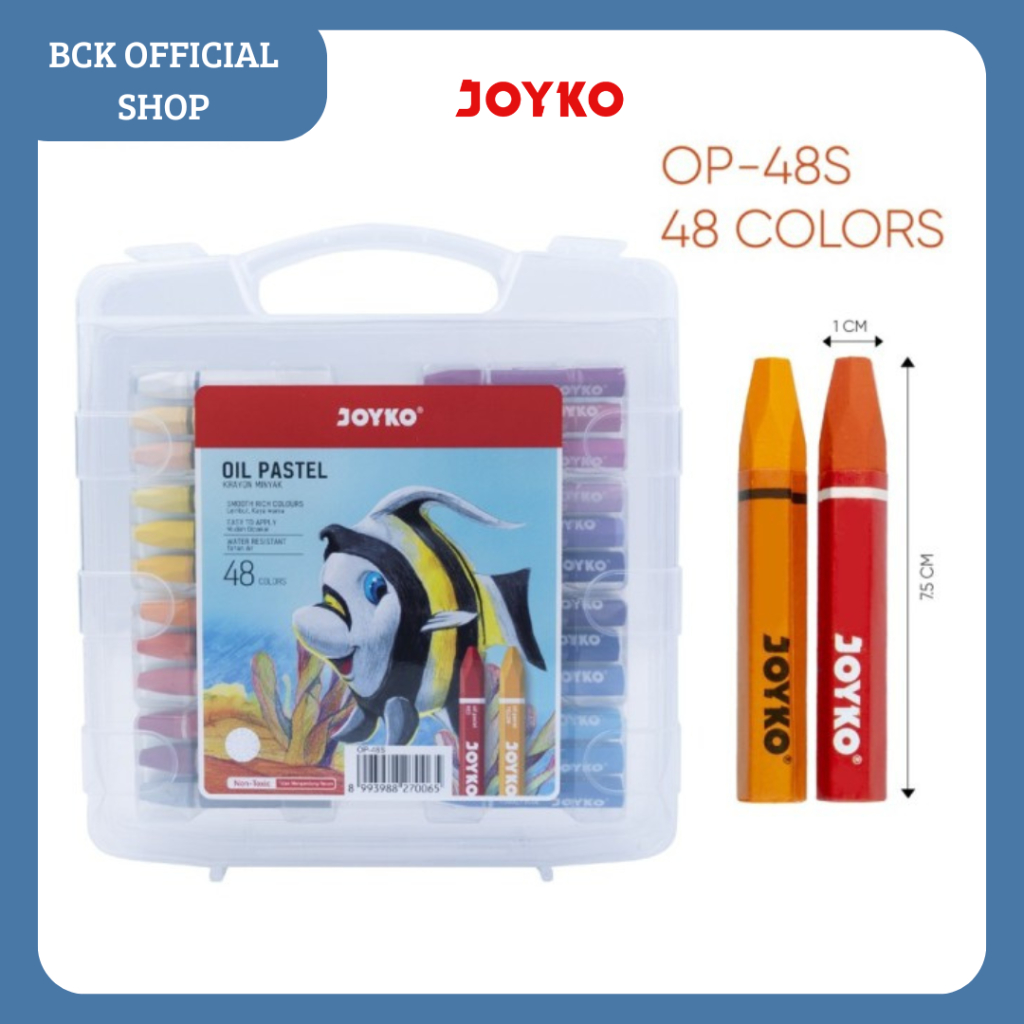 Crayon Oil Pastel OP-48S Crayon Oil Pastel OP 48S Joyko