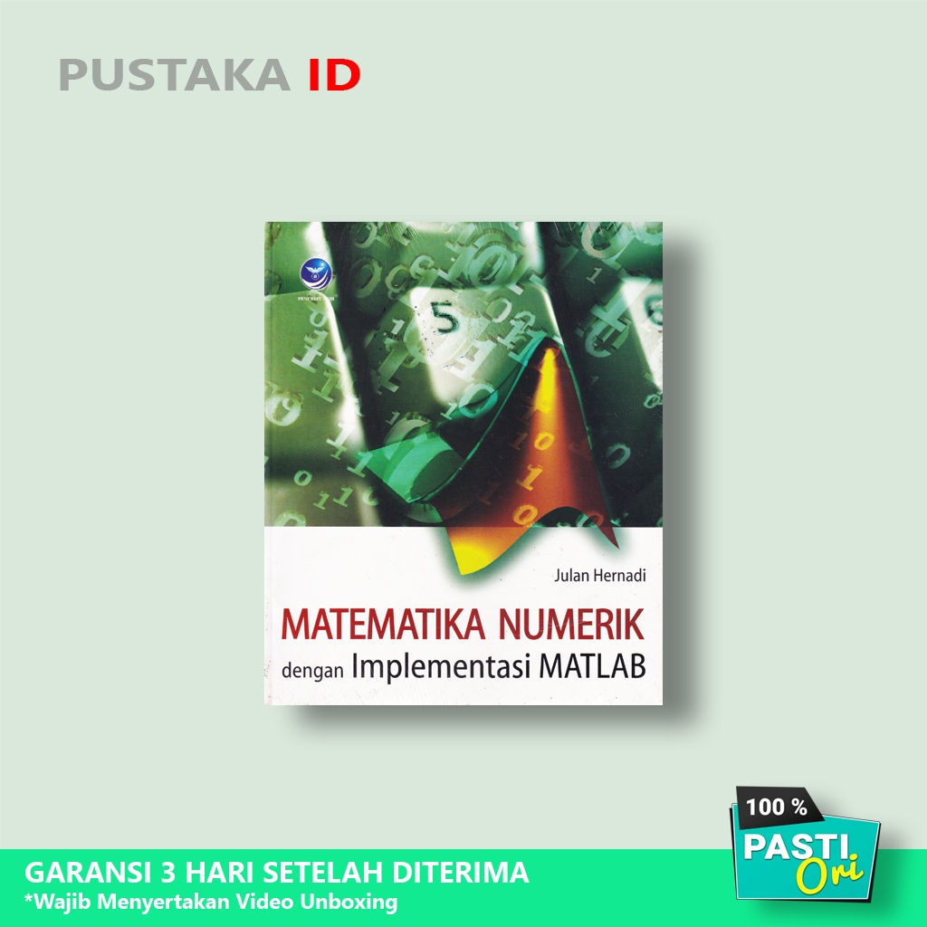 หนังสือคณิตศาสตร์ตัวเลขพร้อม Matlab Implementation - ต้นฉบับ