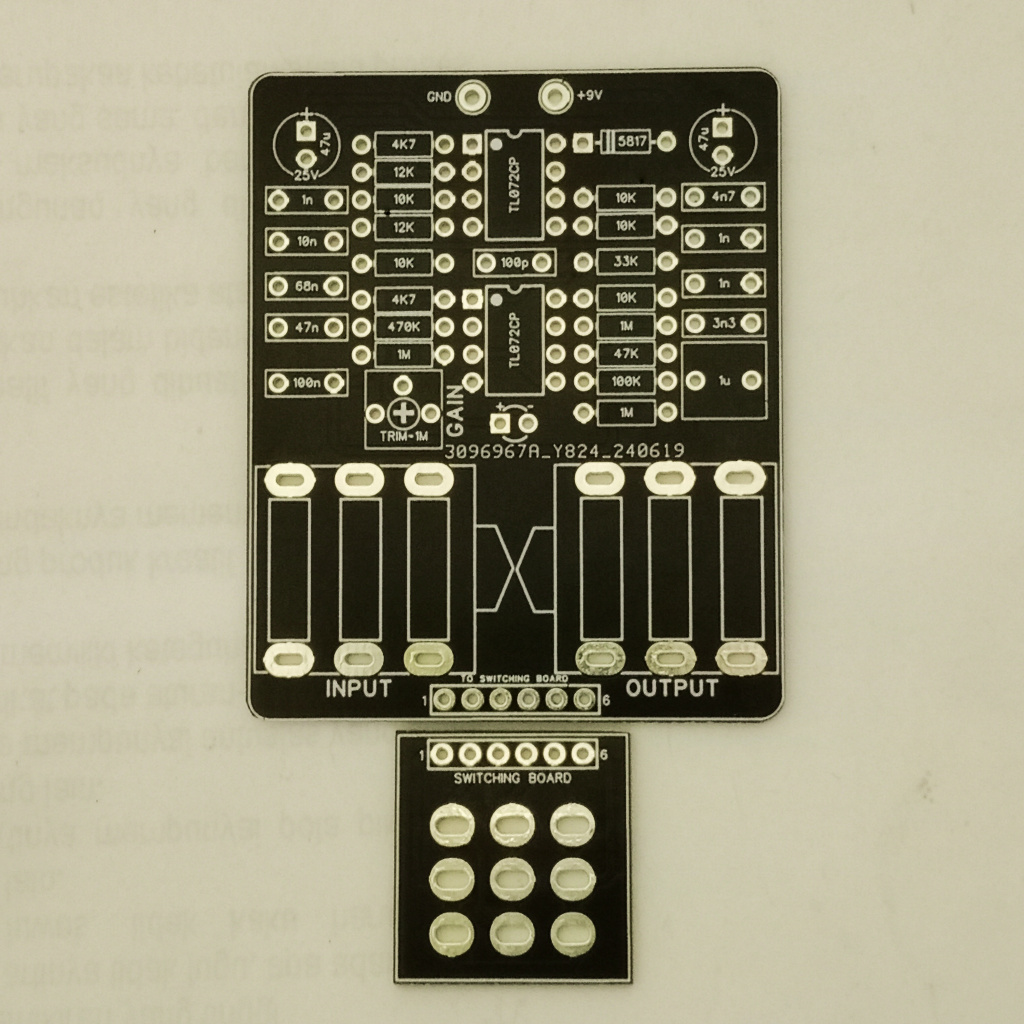T-Audio PCBFX-304 อ้างอิงจากลําโพง Marshall Simulator Cabsim กีตาร์ Stompbox PCB DIY 1590B