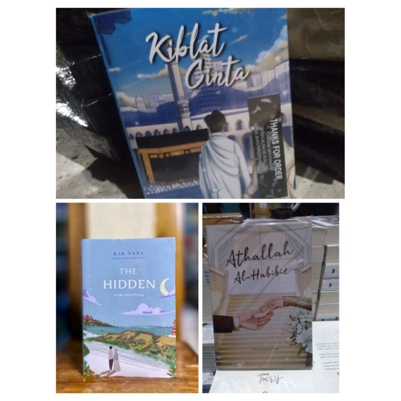 แพ็คเกจนวนิยาย-athallah AL HABIBIE-THE HIDDEN-KIBLAT CINTA