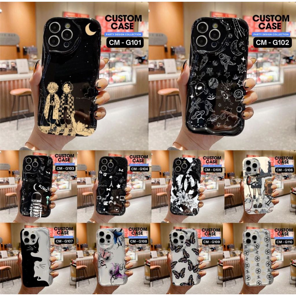 SAMSUNG A72/A11/A31/A51/A71/A1O/A20/A30/A50/A70 CASE MOTIF CODE CM G0101-G0110 VENUS ACC