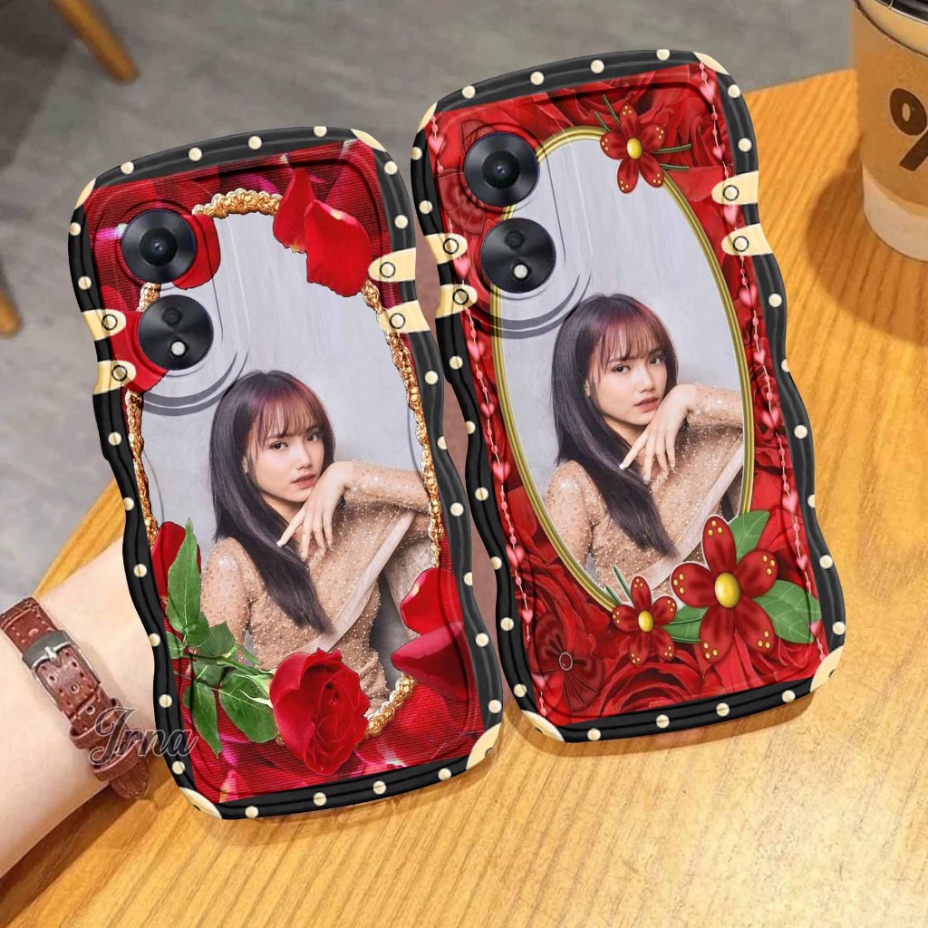 R-578 กรณี HP CAN REQUEST PHOTOS และ NAME สําหรับ OPPO A60 LATEST A78 4G A78 5g A58 5g a5 4G A38 A18