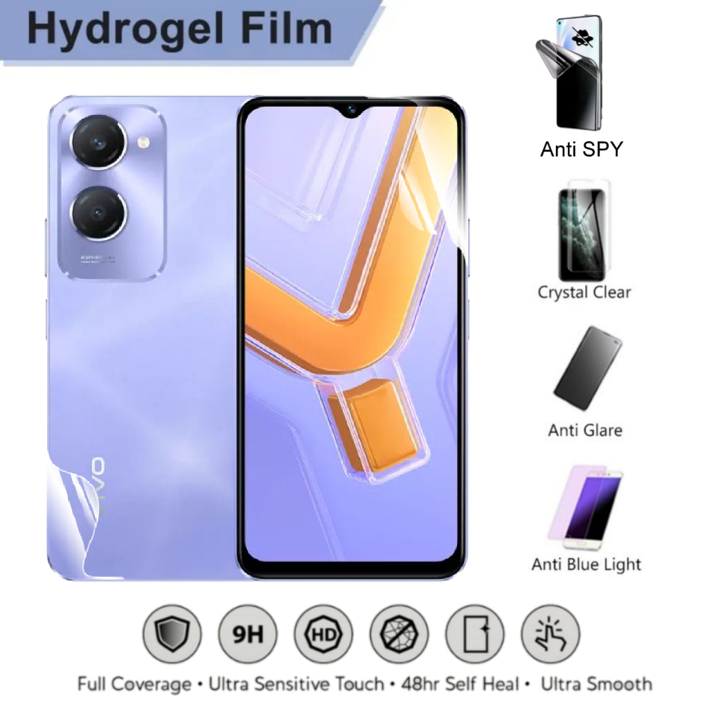 ฟิล์มกันรอย VIVO Y28S 5G ฟิล์มไฮโดรเจล ไม่ใช่กระจกนิรภัย