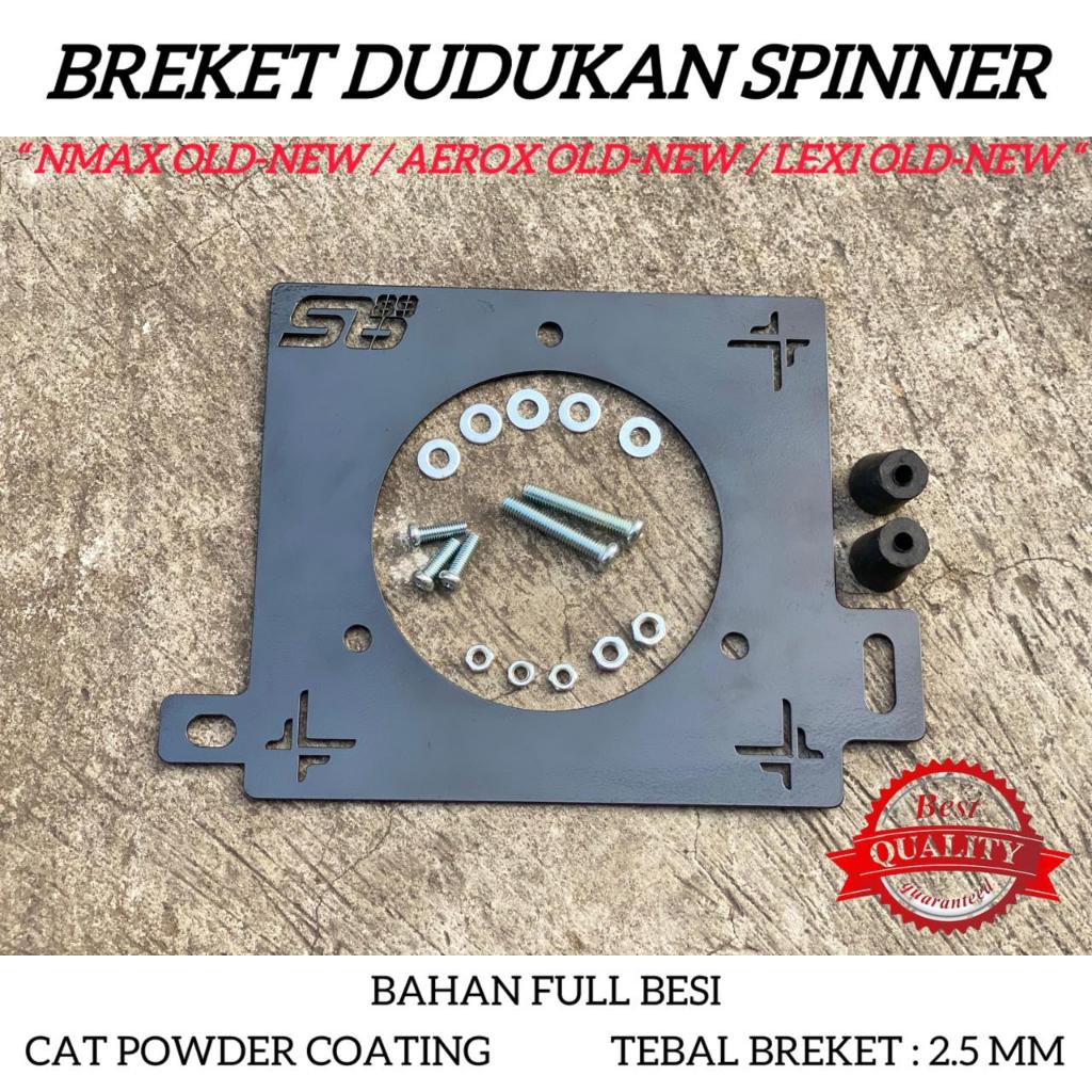 SL88 หม้อน้ําพัดลม Spinner Mount Bracket วัสดุเหล็กเต็มรูปแบบ 2.5 มม.หนา Plus Bolts ETC สําหรับ Nmax
