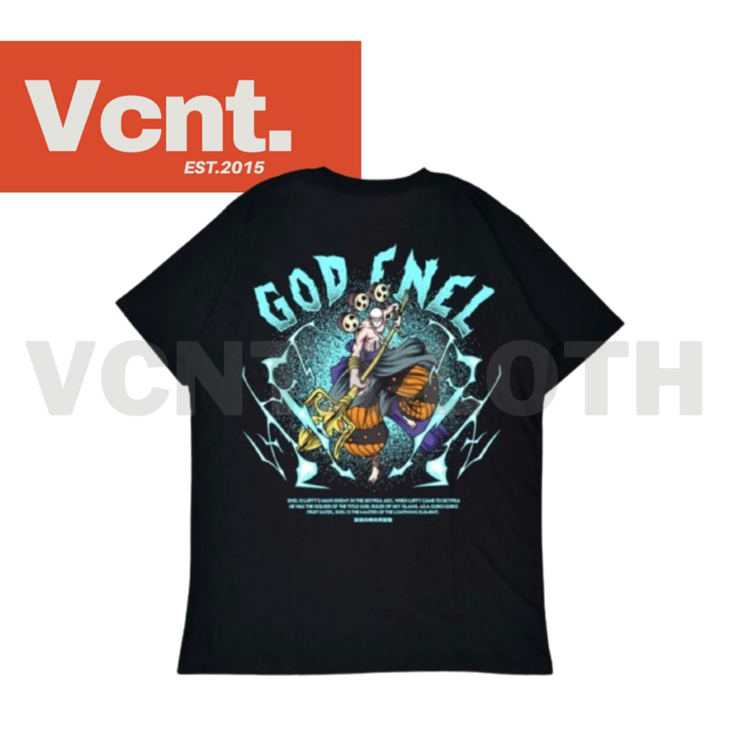 เสื้อยืด One PIECE ANIME - GOD ENEL/เสื้อยืด/UNISEX ONEPIECE SERIES SHIRT