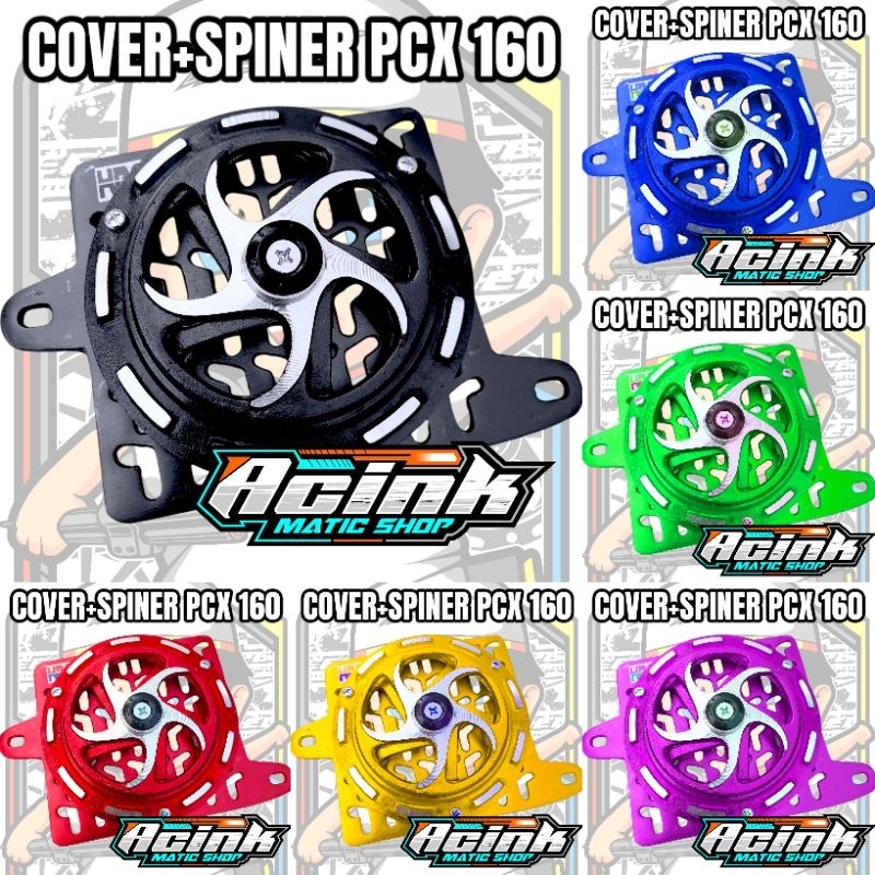 ฝาครอบวิทยุชุดแขน CNC SPINER HONDA VARIO 160 / PCX 160 / ADV 160 ฝาครอบ SPINER VARIO 160