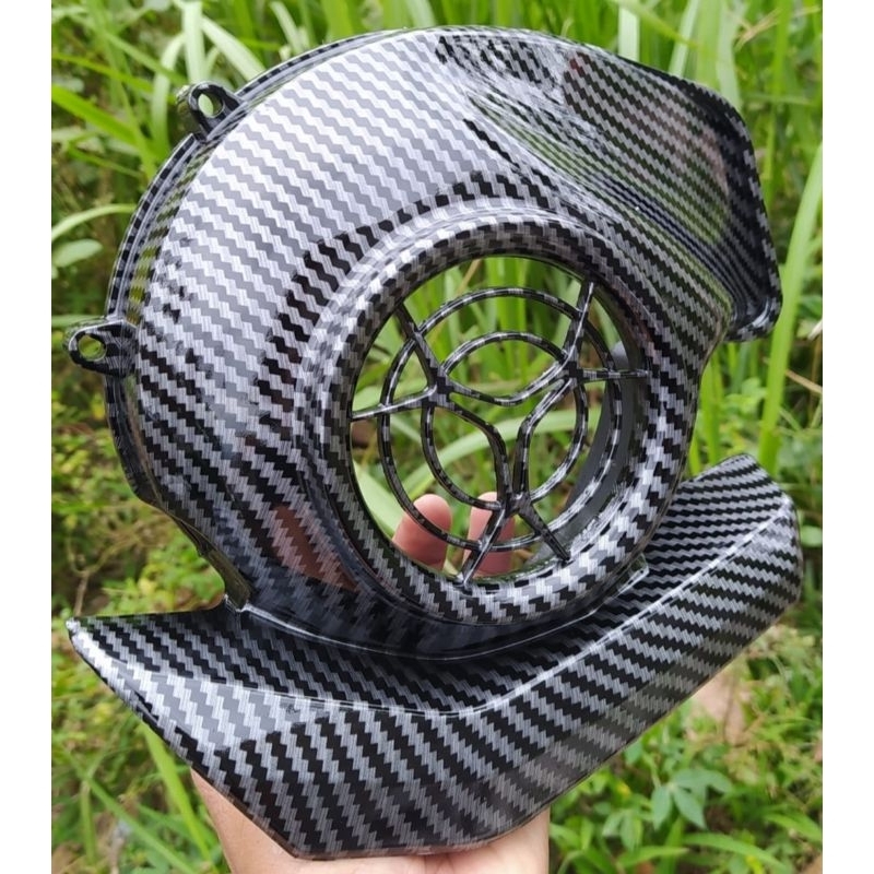 FAZIO FREEGO FILANO MIO GEAR ฝาครอบพัดลมคาร์บอน wtp